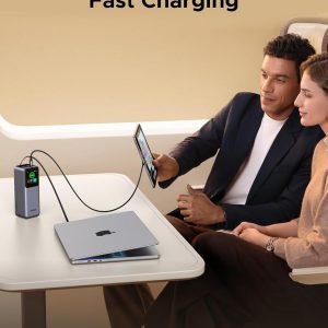 UGREEN Nexode Power Bank 20000mAh 165W with Built-in USB C Cable Laptop Travel Portable Charger, 100W Input, Fast Charging for MacBook Pro/Air/iPhone 17/16/iPad Pro/Galaxy S25 Ultra/Dell/HP and More