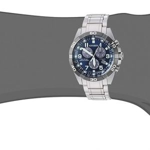 Citizen Men's Eco-Drive Sport Casual Brycen Chronograph Watch, Super Titanium™, Perpetual Calendar, Tachymeter 12/24 Hour Time, Alarm