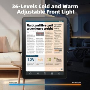 Bigme B6 Color Ebook Reader, 6 Inch E-Paper Tablet, 4GB+64GB Storage, Android 14, Black