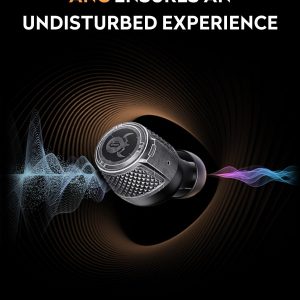 GravaStar Sirius Plus True Wireless Earbuds, Bluetooth 5.3 Active Noise Cancellation ANC Headphones, 28H Playtime, ENC Clear Call, Customization App, IPX4 for Sports/Work -Yellow