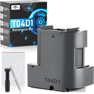 T04D1 Maintenance Box for EcoTank ET-15000 ET-3760 ET-3850 ET-4850 ET-4760 ET-3750, T04D100 Ink Maintenance Box for ET15000 ET-4750 ET-3830 ET-5150 ET-2980 ET-3950 ET-4950 Printer, TO4D1/04D1/EWMB2