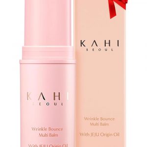 KAHI Wrinkle Bounce Multi Balm Stick | PDRN Collagen Wrinkle Stick | Korean Skin Care |All-in-One Hydrating Lip Balm Eye Cream Neck Cream Make Up Base & Face Mist Moisture Balm