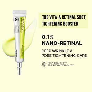 celimax The Vita A Retinal Shot Tightening Booster | 0.1% Retinal, 3% Matryxyl, High-Strength Retinoid for Anti-Aging, Pore Minimizer, Wrinkles & Fine Lines, Firmer Skin, 15ml