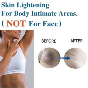 Skin Lightening Cream Gel For Body Intimate Area With Niacinamide, Arbutin, Vitamin C For Private Parts, Underarm, Knees, Elbows, Inner Thigh, Bikini Areas, armpit Skin Whitening Bleaching Cream 30ML