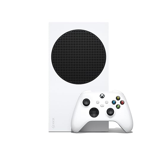 Xbox Series S - All Digital Gaming Console - 512GB SSD - Includes Wireless Controller - 120FPS - Robot White