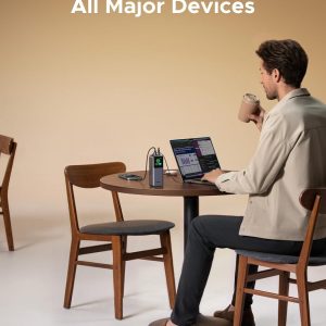 UGREEN Nexode Power Bank 20000mAh 165W with Built-in USB C Cable Laptop Travel Portable Charger, 100W Input, Fast Charging for MacBook Pro/Air/iPhone 17/16/iPad Pro/Galaxy S25 Ultra/Dell/HP and More