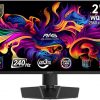 msi MAG 271QP QD-OLED X24 27-inch 2560 x 1440 (QHD) Gaming Monitor, 240Hz, Adaptive-Sync, HDMI, DisplayPort, VESA Mountable, Tilt, Height Adjustable, Speaker, 0.03ms, Black