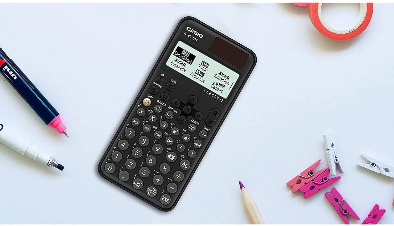 Casio fx-991CW– Advanced Scientific Calculator with High-Res 4-Tone Display | Natural Textbook Display | 540+ Functions, Numeric Calculus, Matrix Solver | Ideal for Engineering, Science & Exams