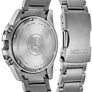 Citizen Men's Eco-Drive Sport Casual Brycen Chronograph Watch, Super Titanium™, Perpetual Calendar, Tachymeter 12/24 Hour Time, Alarm