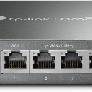 TP-Link ER605 V2 Wired Gigabit VPN Router, Up to 3 WAN Ethernet Ports + 1 USB WAN, SPI Firewall SMB Router, Omada SDN Integrated, Load Balance, Lightning Protection