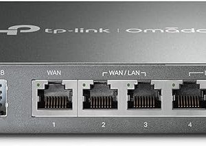 TP-Link ER605 V2 Wired Gigabit VPN Router, Up to 3 WAN Ethernet Ports + 1 USB WAN, SPI Firewall SMB Router, Omada SDN Integrated, Load Balance, Lightning Protection