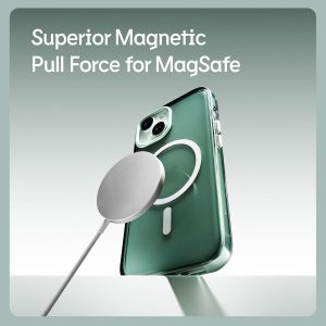 RhinoShield JellyTint - Funda protectora transparente compatible con MagSafe para iPhone 13/14, fuerza magnética superior, supera los estándares militares contra caídas, resistente a los arañazos, a
