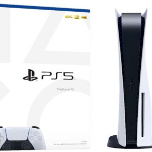 Playstation 5 Disc Version PS5 Console - Additional Controller, 4K-TV Gaming, 16GB GDDR6 RAM, 8K Output, WiFi 6. Ultra-High Speed 825GB SSD - U Deal (Renewed)