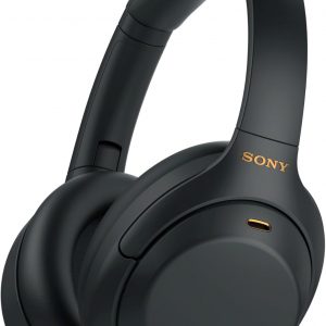 Sony WH-1000XM4 Wireless Premium Noise Canceling Overhead Headphones with Mic for Phone-Call and Alexa Voice Control, Black WH1000XM4