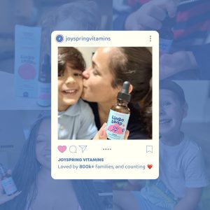 JoySpring LingoLeap - Fórmula líquida para niños con zeolita clinoptilolita, B12 metilada y vitamina D3 | Apoyo diario suave para el bienestar de los niños | A partir de 3 años | (1 onza líquida) 30