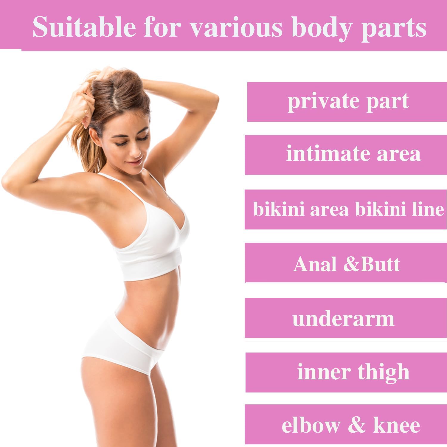 Skin Lightening Cream Gel For Body Intimate Area With Niacinamide, Arbutin, Vitamin C For Private Parts, Underarm, Knees, Elbows, Inner Thigh, Bikini Areas, armpit Skin Whitening Bleaching Cream 30ML