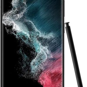 Samsung Galaxy S22 Ultra 5G, versión estadounidense, 128GB, negro - Desbloqueado (renovado)
