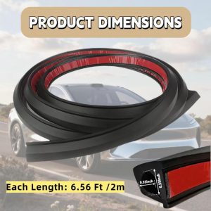 1 PC-6.56 Ft Car Cable Wire Hider with Adhesive Backing Windshield Wire Hider Universal Car Cord Concealer for Car Roof Rack Light Bar