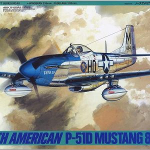 Tamiya Models North American P-51D Mustang Model Kit, 12 Years & Up