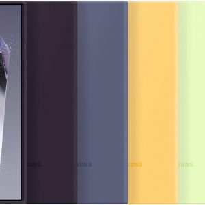 SAMSUNG Galaxy S24 Ultra Silicone Phone Case, Protective Cover with Color Variety, Smooth Grip, Soft and Sleek Design, Snug Fit, US Version, EF-PS928TGEGUS, Lime