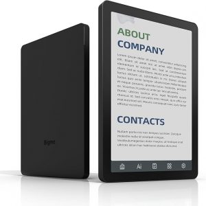 Bigme B6 Color Ebook Reader, 6 Inch E-Paper Tablet, 4GB+64GB Storage, Android 14, Black