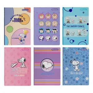 Cuaderno Empastado Snoopy Primavera con líneas