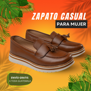 Zapato Casual Café con Antifaz