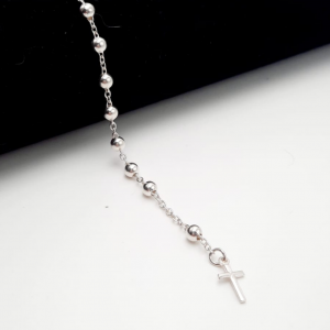 Rosario y Denario Plata 925