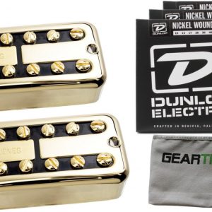 TV Jones TV Classic Universal Mount Gold Neck and Bridge Pickups w/Geartree Clo