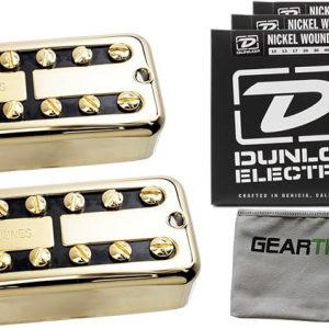 TV Jones TV Classic Universal Mount Gold Neck and Bridge Pickups w/Geartree Clo