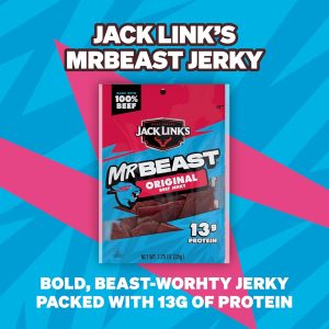 Feastables Beast Games Season 2 Bundle, Mrbeast Snacks Variety Pack With Chocolate Bars and Cups, Protein Milk, Hydration Drink, and Beef Jerky, Gift Basket for Adults and Kids, 10 Count Snack Box
