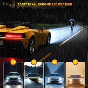 Termitor D3S Bulbs, 50,000LM Ultra Bright, 6500K Cool White, IP68 Waterproof, 1:1 D3S Original HID Size Direct, Plug and Play Installation, Long Lasting Performance, Pack of 2