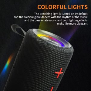 CYBORIS Altavoz Bluetooth dual 2 en 1 portátil dividible de 40 W, altavoz inalámbrico dividido impermeable V5.3 con graves profundos sonido estéreo fuerte, tiempo de reproducción de 24 horas