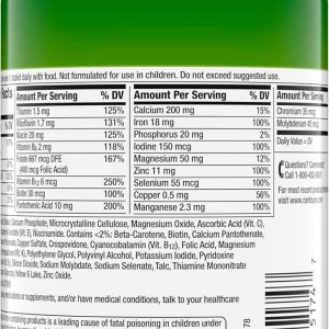 Centrum Adult Multivitamin/Multimineral Supplement with Antioxidants, Zinc, Vitamin D3 and B Vitamins, Gluten Free, Non-GMO Ingredients - 200 Count