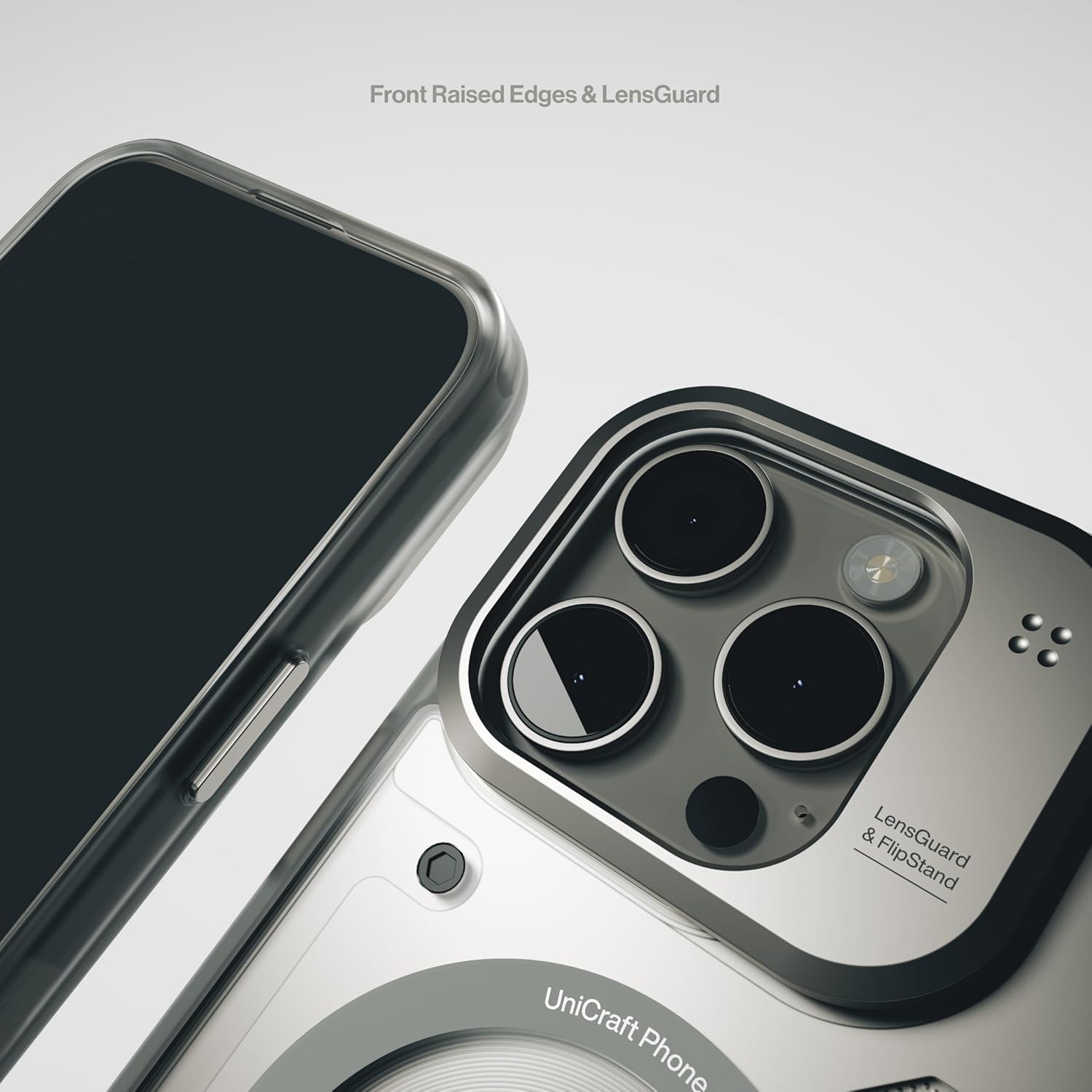 UniCraft No.01 for iPhone 16 Pro Max Case | Ti Alloy | LensGurad | Compatible with MagSafe