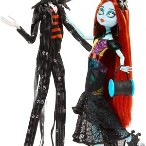 Monster High Skullector Disney's The Nightmare Before Christmas Jack and Sally Doll Set HNF99