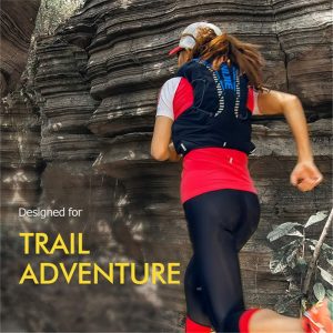 AONIJIE 12L Hombres Mujeres Correr Chaleco Pack Hidratación Mochila Deportes al Aire Libre Bolsa para Maratón Ciclismo Senderismo