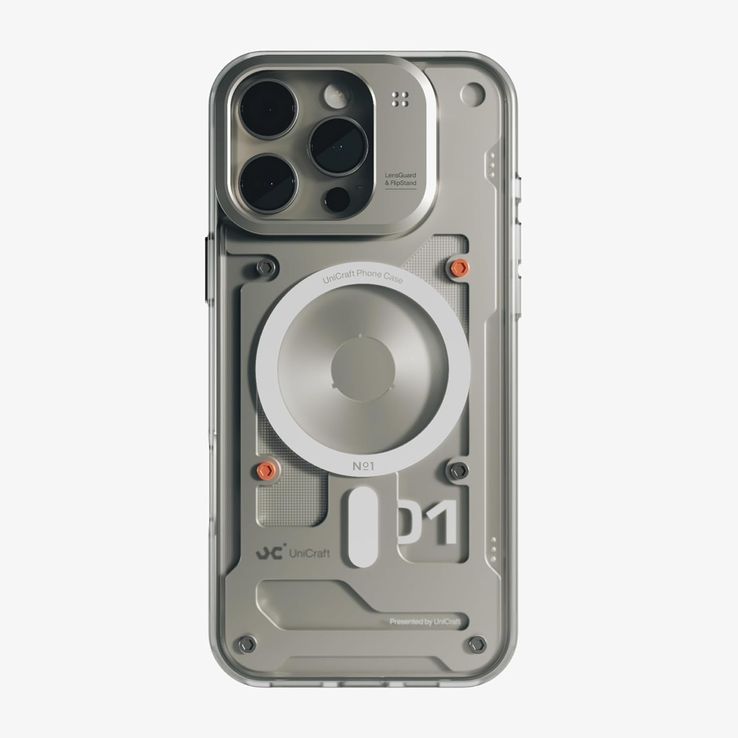 UniCraft No.01 for iPhone 16 Pro Max Case | Ti Alloy | LensGurad | Compatible with MagSafe