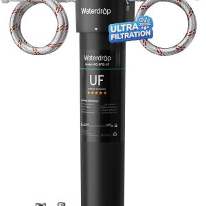 Waterdrop 15UA-UF 0.01 μm Ultra Filtration Under Sink Water Filter System, 2 Years, Reduces Lead, Chlorine, Bad Taste & Odor, Direct Connect to Kitchen Faucet, USA Tech