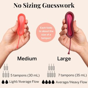 Pixie Menstrual Disc Kit for Feminine Care - Pixie Discs are Designed to Remove Like Tampons - 100% Medical-Grade Silicone - Best Period Disc Starter Kit - Proven to Become A Successful Disc User