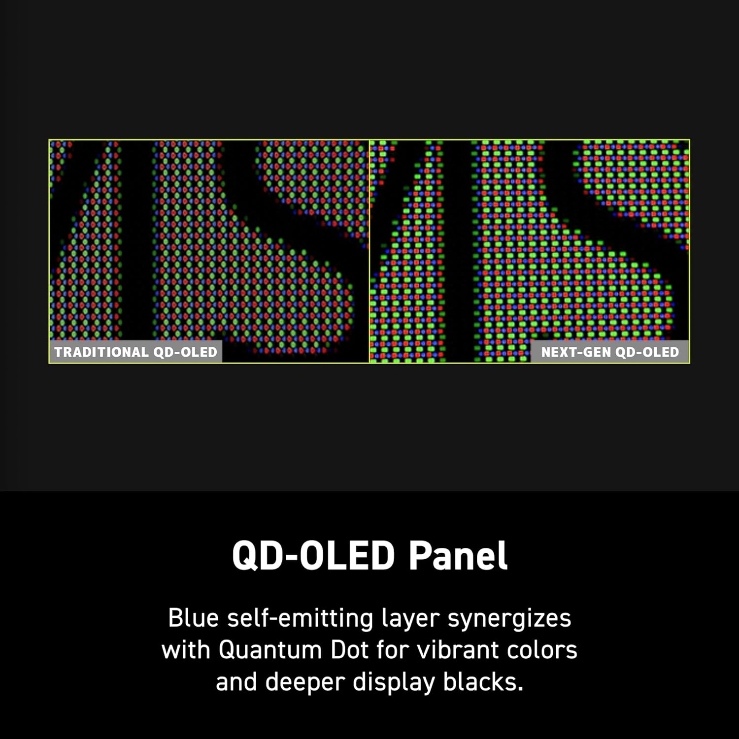 msi MAG 271QP QD-OLED X24 27-inch 2560 x 1440 (QHD) Gaming Monitor, 240Hz, Adaptive-Sync, HDMI, DisplayPort, VESA Mountable, Tilt, Height Adjustable, Speaker, 0.03ms, Black