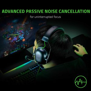 Razer BlackShark V2 X Gaming Headset: 7.1 Surround Sound - 50mm Drivers - Memory Foam Cushion - For PC, PS4, PS5, Switch - 3.5mm Audio Jack - Black