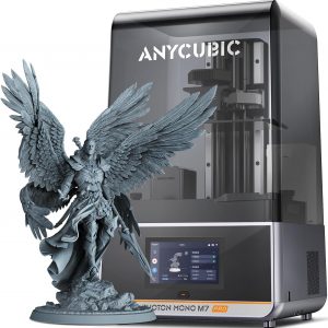 ANYCUBIC Photon Mono M7 PRO 14K Resin 3D Printer, 170mm/h Fast Printing, 10.1'' Mono LCD with COB LighTurbo 3.0 Source, Dynamic Heating Function, Build Volume 8.77''x4.96''x9.05''