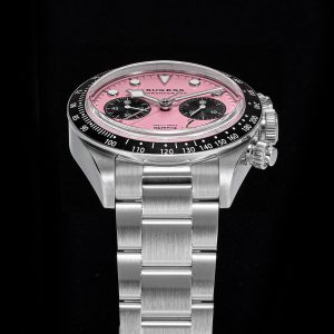 Sugess BB Chrono S457.P Reloj de movimiento mecánico ST1907 con cristal de zafiro abovedado de 328.1 ft para hombre, plateado, Reloj deportivo