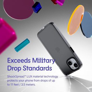 RhinoShield JellyTint - Funda protectora transparente compatible con MagSafe para iPhone 13/14, fuerza magnética superior, supera los estándares militares contra caídas, resistente a los arañazos, a