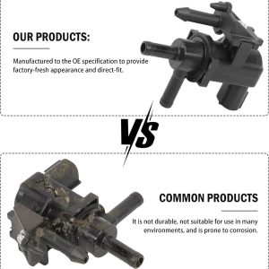 Fraylis Solenoide de purga de bote de vapor 911-087 compatible con Corolla 2004-2008 Matrix 2004-2008 Vibe 2005-2008 Solenoide de válvula de purga