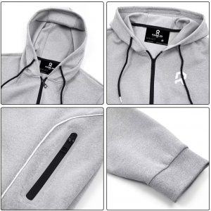 R RAMBLER 1985 Men's Tracksuit Active fashion Hoodie outifts zip sweatsuit set jogger sportswear