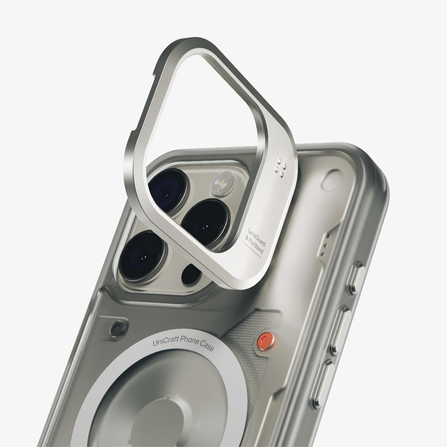 UniCraft No.01 for iPhone 16 Pro Max Case | Ti Alloy | LensGurad | Compatible with MagSafe