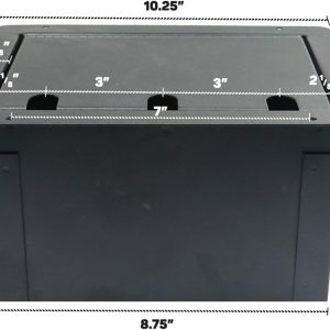 Pro Audio Stage Recessed Floor Box with 110v Electric and XLR Connections (12 XLR, Pre Wired)