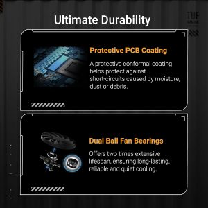 ASUS TUF Gaming GeForce RTX ™ 5060 Ti 16GB GDDR7 OC Edition Tarjeta gráfica para juegos (PCIe® 5.0, HDMI®/DP 2.1, ranura 3.1, componentes de grado militar, revestimiento protector de PCB, ventiladores